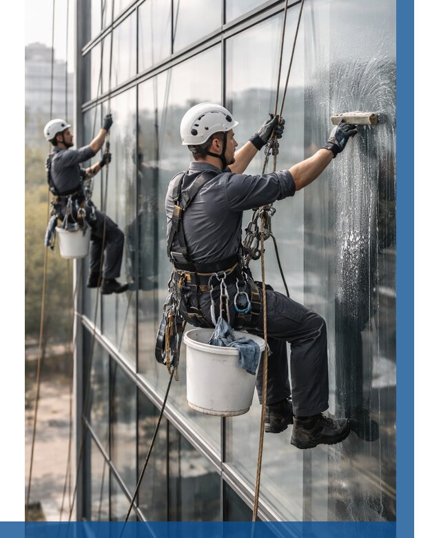 Мойка сплошного остекления в Щекине, заказать от 309 р.| ВЫСОТНИК-Екн