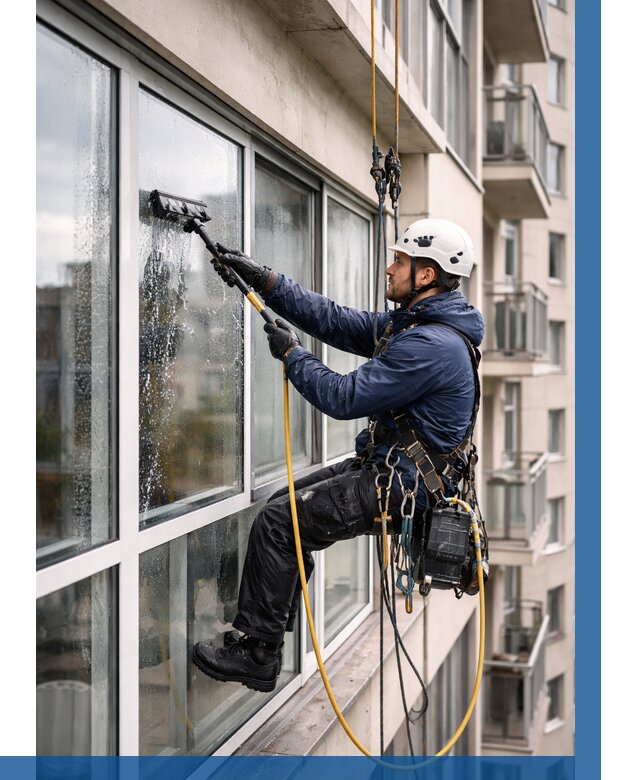 Мойка балконного остекления в Щекине от 3602 р. | ВЫСОТНИК-Екн