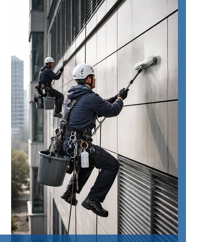 Мойка вентилируемого фасада в Щекине от 257 р. | ВЫСОТНИК-Екн