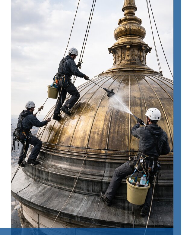 Мойка куполов и шпилей в Щекине от 8234 р. - заказать | ВЫСОТНИК-Екн