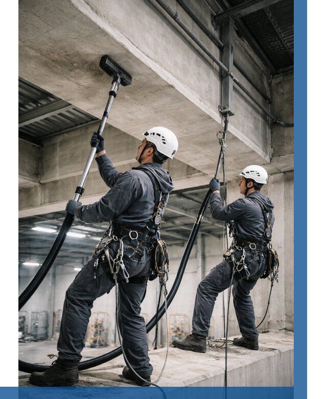 Обеспыливание потолочных конструкций в Щекине от 257 р. |ВЫСОТНИК-Екн