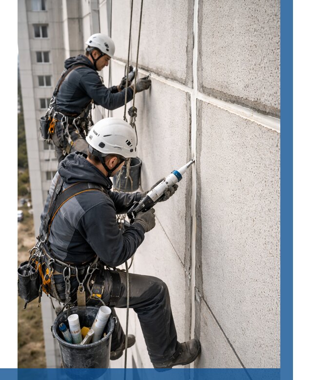 Герметизация межпанельных швов в Щекине от 720 р. | ВЫСОТНИК-Екн