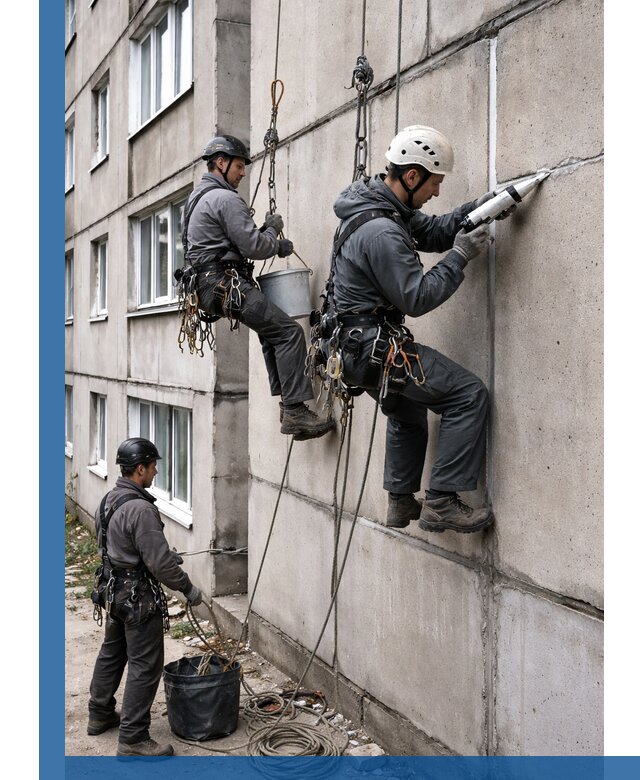 Герметизация межпанельных швов в Щекине с гарантией герметичности