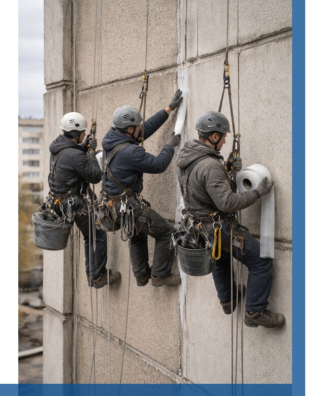 Ремонт межпанельных швов в Щекине от 772 р. | ВЫСОТНИК-Екн