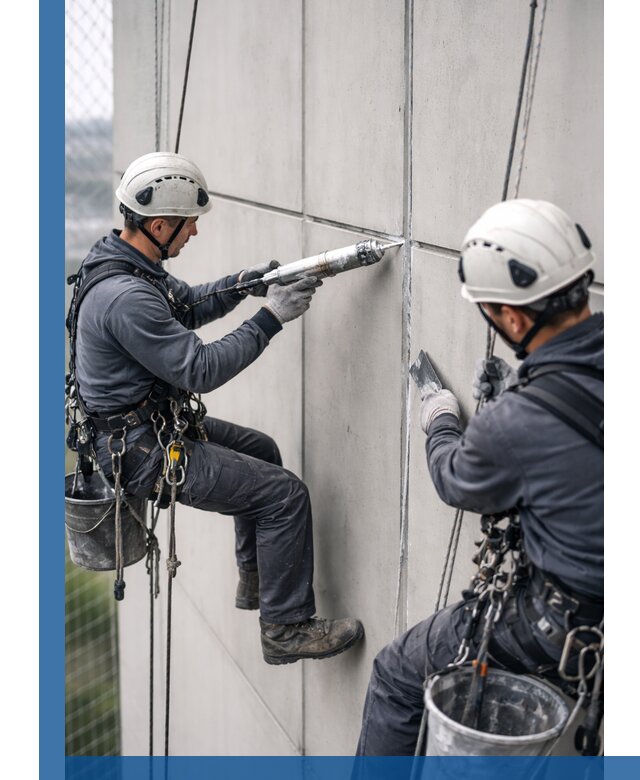 Первичная герметизация швов фасадов и кровель в Щекине