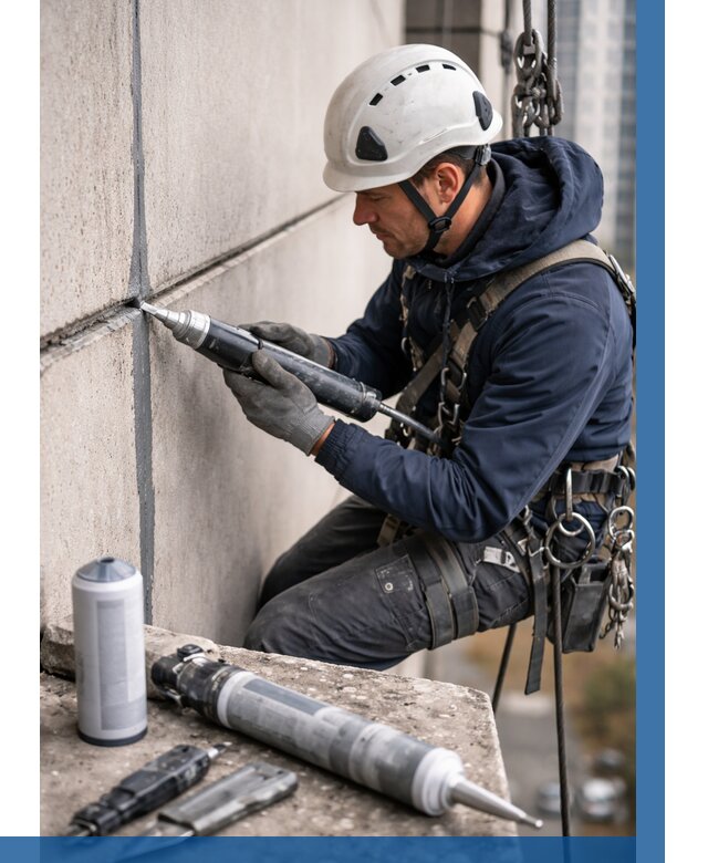 Вторичная герметизация швов в Щекине от 463 р. | ВЫСОТНИК-Екн