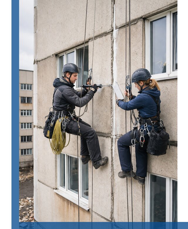 Герметизация межпанельных швов тёплым швом в Щекине