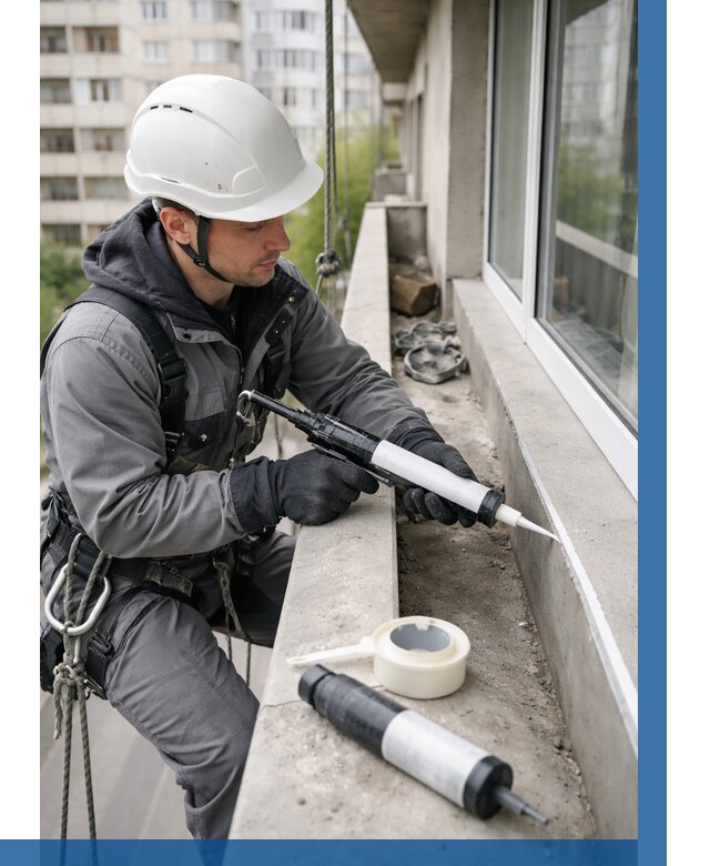 Герметизация швов лоджии в Щекине от 4631 р. | ВЫСОТНИК-Екн