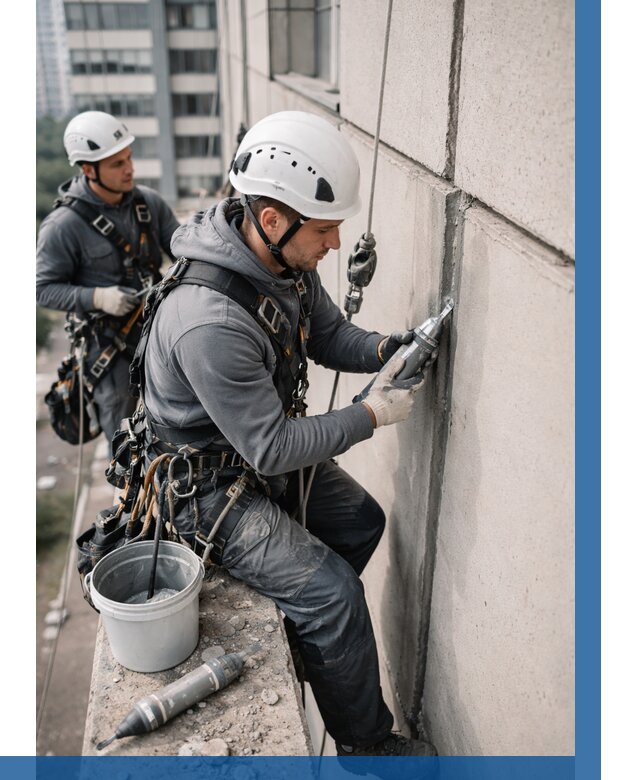 Ремонт деформационных швов здания в Щекине от 1029 р. | ВЫСОТНИК-Екн