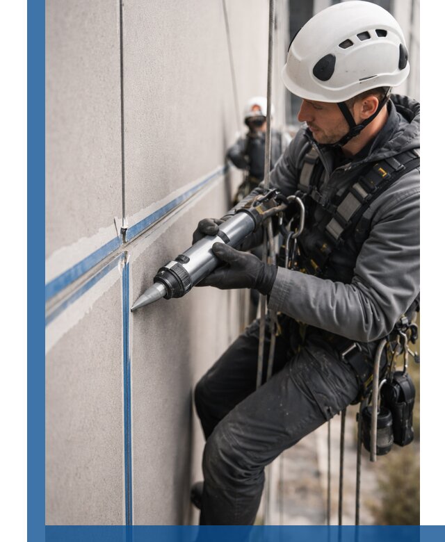 Герметизация стыков фасадных панелей в Щекине качественно и быстро