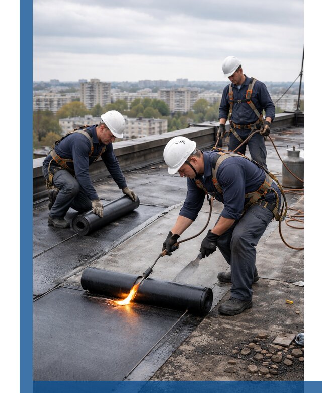 Ремонт наплавляемой кровли в Щекине качественно и надежно