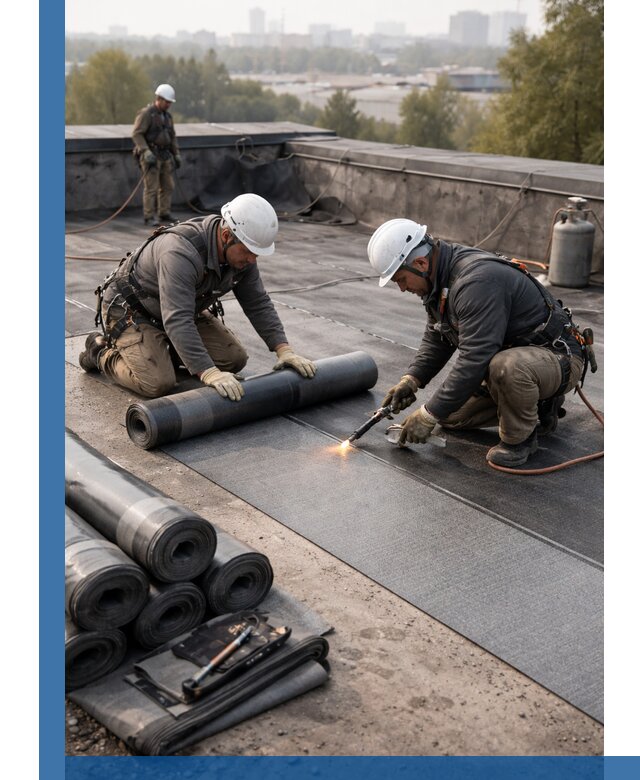 Монтаж мягкой кровли в Щекине профессионально и надежно