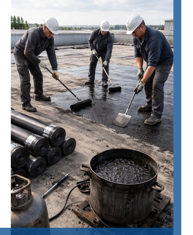 Гидроизоляция кровли мастикой в Щекине от 618 р. | ВЫСОТНИК-Екн