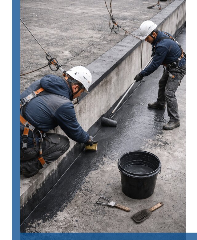 Гидроизоляция кровли жидкой резиной профессионально в Щекине