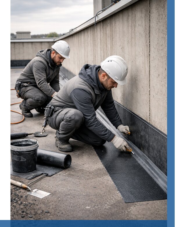 Гидроизоляция примыканий на кровле в Щекине от 926 р. | ВЫСОТНИК-Екн