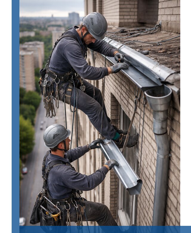 Ремонт водосточных желобов в Щекине, быстро и качественно