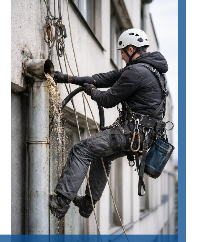 Прочистка водосточных труб в Щекине от 3602 р. | ВЫСОТНИК-Екн