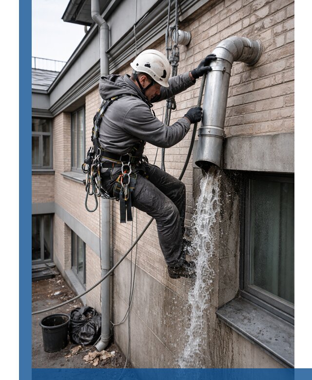 Профессиональная прочистка водосточных труб в Щекине с гарантией