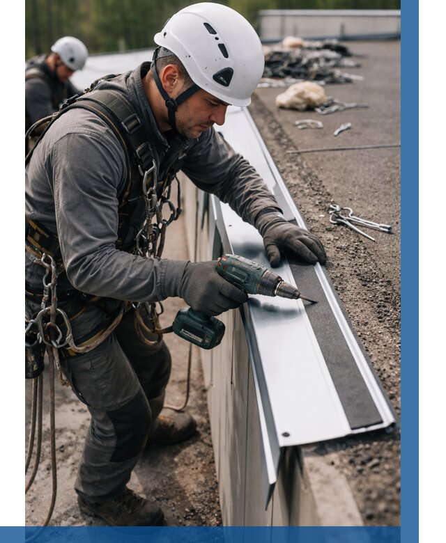 Монтаж капельника на кровле в Щекине от 309 р. | ВЫСОТНИК-Екн