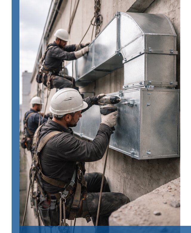 Профессиональный монтаж вентиляционных коробов в Щекине под ключ