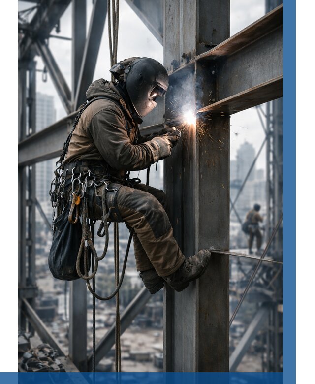 Высотные сварочные работы в Щекине от 3602 р. | ВЫСОТНИК-Екн