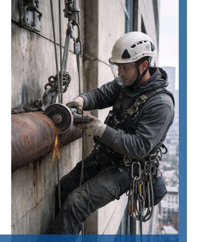 Резка металла на высоте в Щекине по цене от 4631 р. | ВЫСОТНИК-Екн