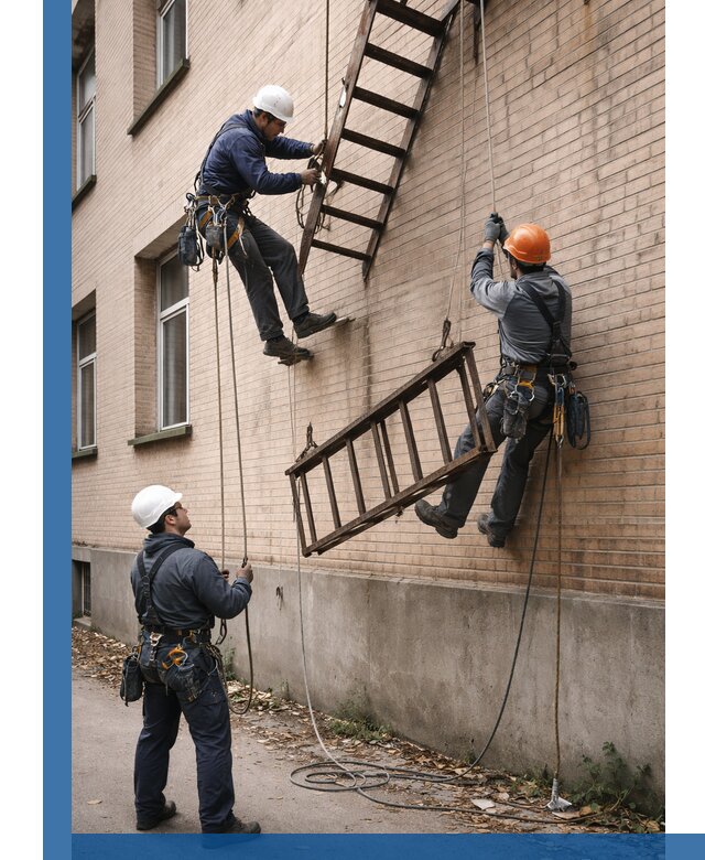Демонтаж пожарной лестницы в Щекине быстро и безопасно