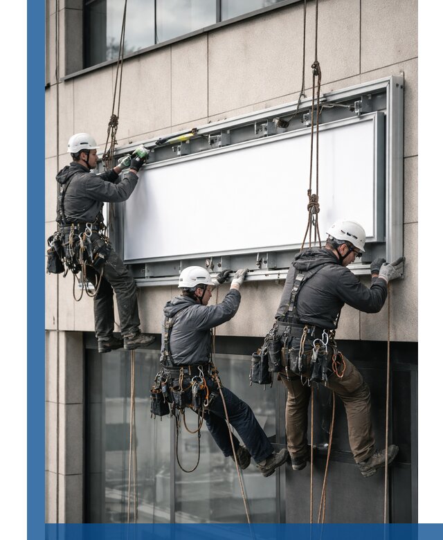 Профессиональный монтаж светового короба под ключ в Щекине