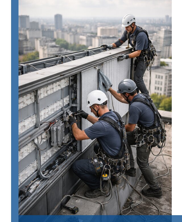 Профессиональное обслуживание крышной рекламы в Щекине под ключ