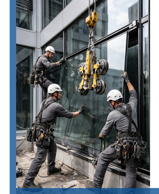 Структурное остекление фасадов в Щекине монтаж и обслуживание