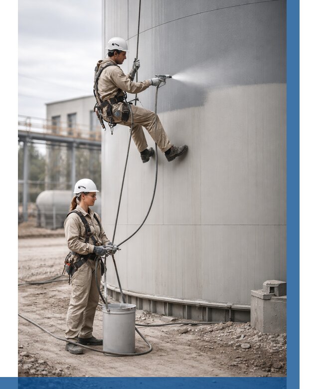 Покраска резервуаров в Щекине от 1235 р. | ВЫСОТНИК-Екн — заказать