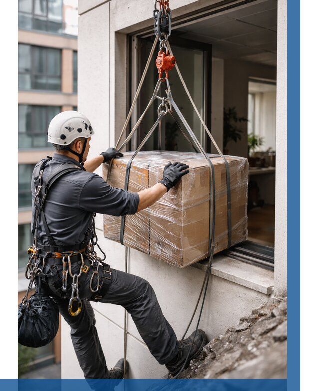 Подъем груза через окно в Щекине от 4631 р. | ВЫСОТНИК-Екн