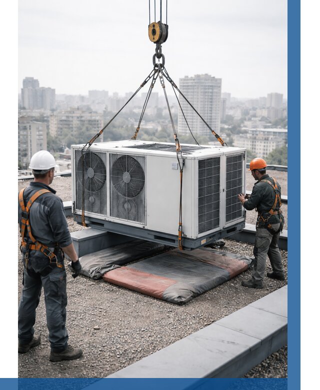 Подъем груза на крышу в Щекине от 5146 р. | ВЫСОТНИК-Екн заказать