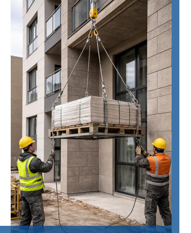 Подъем керамогранита на этаж в Щекине от 3602 р. | ВЫСОТНИК-Екн