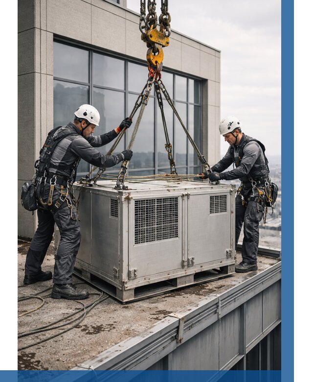 Такелажные работы на высоте в Щекине от 8234 р. | ВЫСОТНИК-Екн