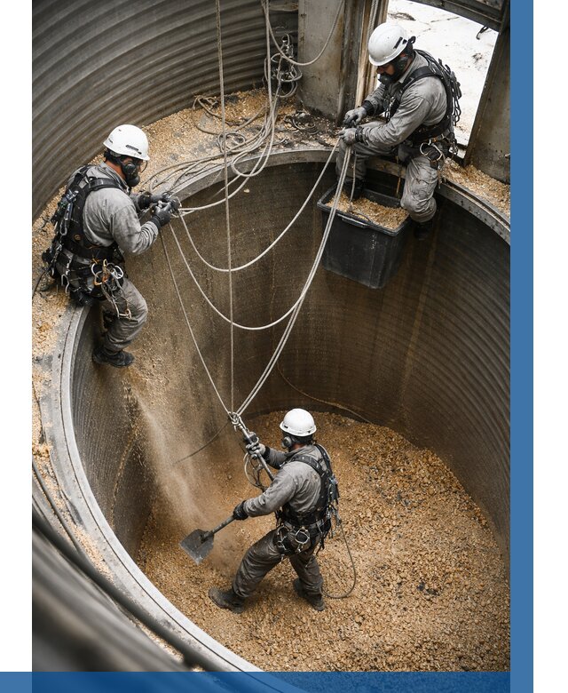 Чистка зерновых бункеров в Щекине от 12350 р. | ВЫСОТНИК-Екн