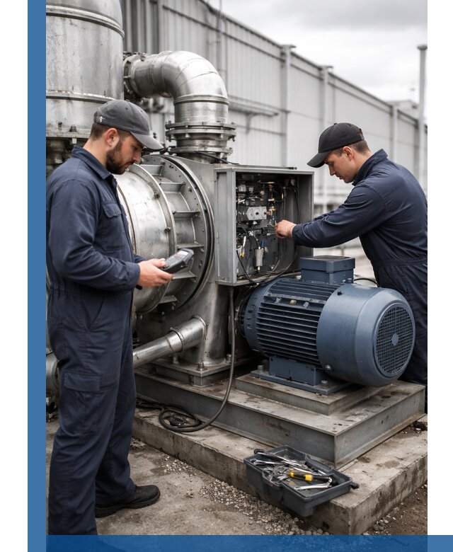 Техническое обслуживание промышленного оборудования в Щекине