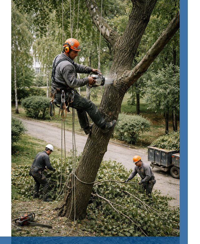 Кронирование деревьев в Щекине от 6690 р. | ВЫСОТНИК-Екн
