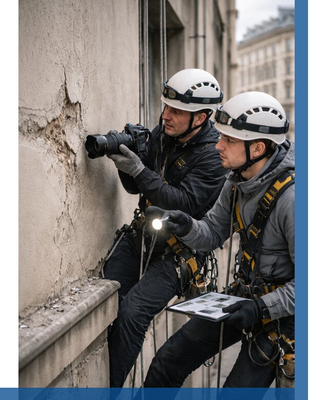 Фотофиксация дефектов фасада в Щекине от 4631 р. | ВЫСОТНИК-Екн