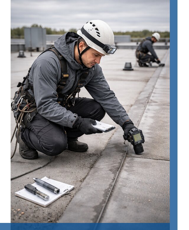 Обследование кровли на протечки в Щекине от 4631 р. | ВЫСОТНИК-Екн