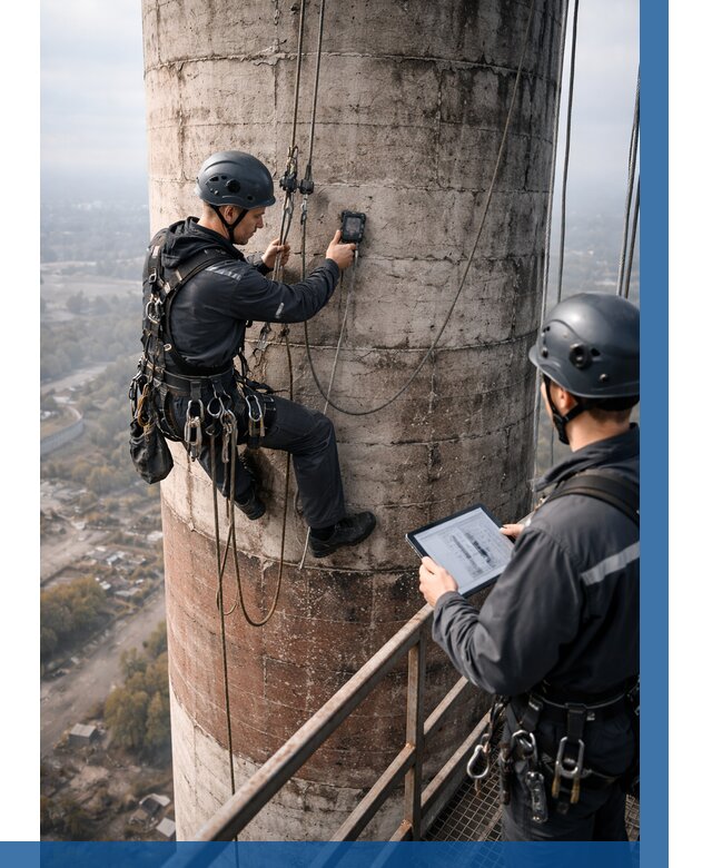 Обследование дымовой трубы в Щекине от 8234 р. | ВЫСОТНИК-Екн