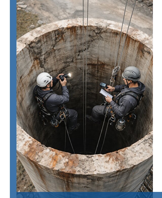 Обследование дымовой трубы: диагностика и оценка состояния в Щекине