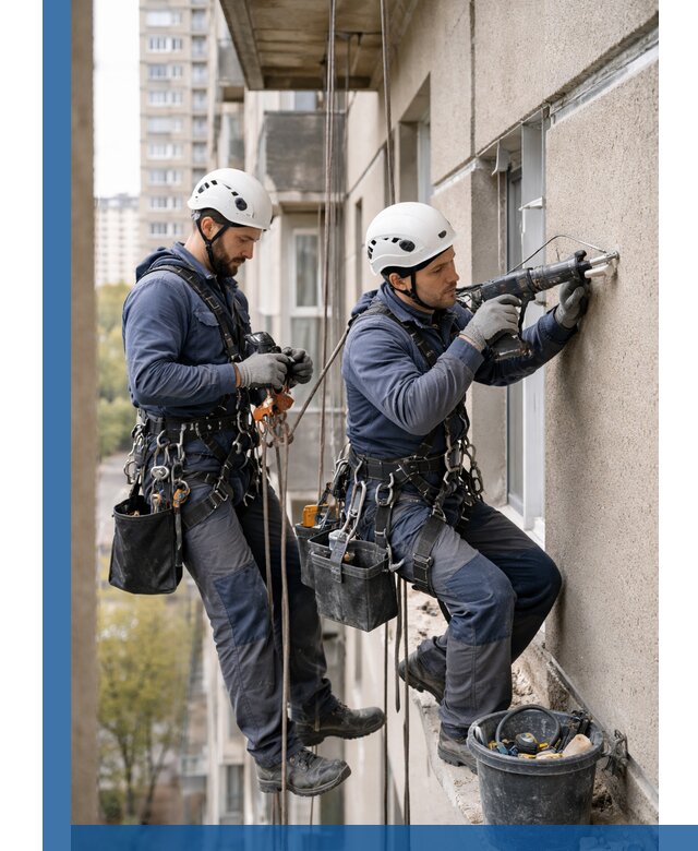 Промышленные альпинисты высотные работы и монтаж в Щекине